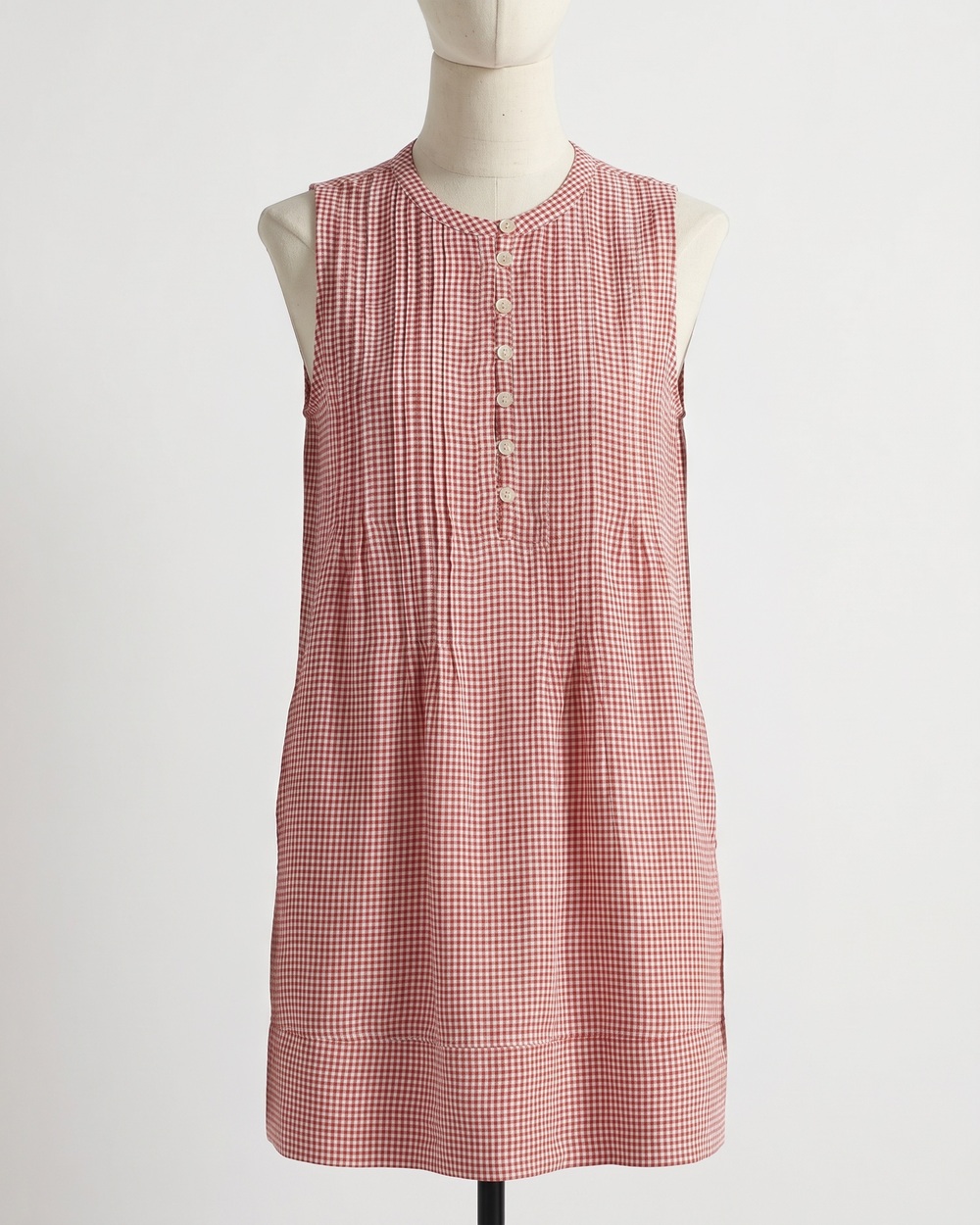 100% European Linen Sleeveless Swing Dress